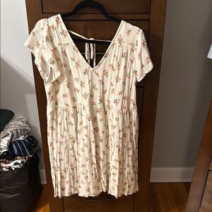 Floral Cream Dress